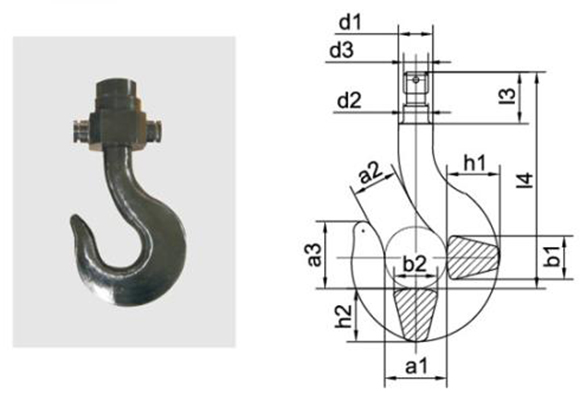 Crane Single Hook